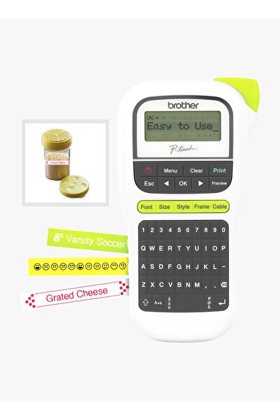 Brother جهاز صنع الملصقات المنزلية PT-H110 | عرض يصل إلى 12 مم | صغير الحجم وقابل للحمل