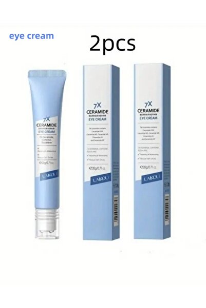 LAKOU كريم سيراميد للعين، ينعم الخطوط الدقيقة حول العينين، مناسب لجميع أنواع ...