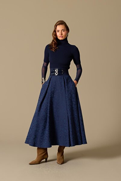NOK İSTANBUL The Enigma Skirt Dark Blue