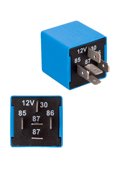 MOD10 TİTREYEN KESİCİ KORNA RÖLESİ 30 AMPER 5 FİŞLİ 12V.