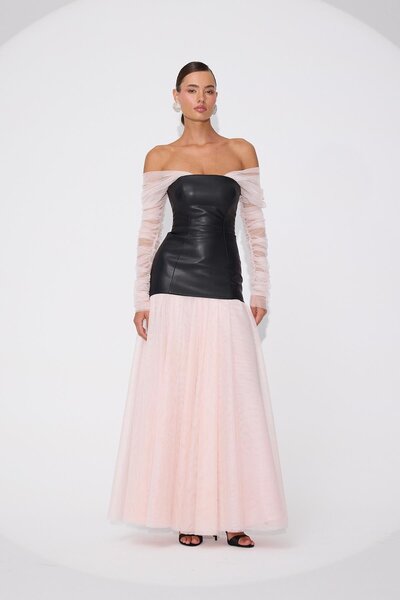 NOK İSTANBUL Dushess Shade Maxi Dress Black