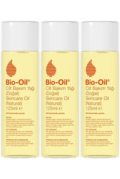 Bio-Oil 100% Natural Anti-Stretch Marks & Blemishes Moisturizing Natural Skin Care Oil 125ml (Set of 3)