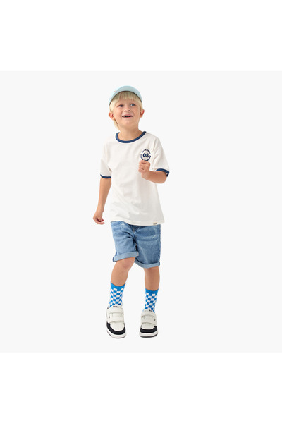 Lee Cooper Printed T-shirt and Shorts Set
