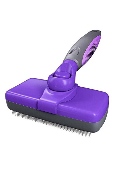 Bukela Dog & Cat Self-Cleaning Deshedding Brush for Long and Short-Haired Pets