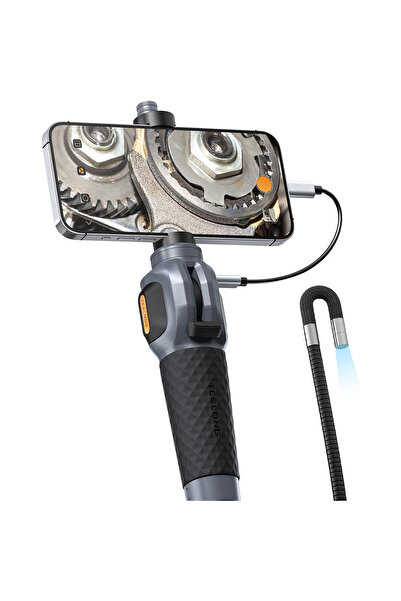 Teslong Industrial endoscope 8.5mm, dimmable LED, 1.55m tube, iPhone & Android