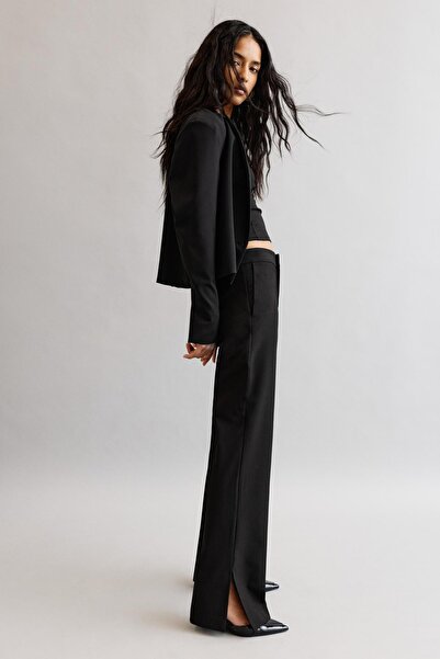 Pull & Bear Yırtmaçlı kumaş pantolon