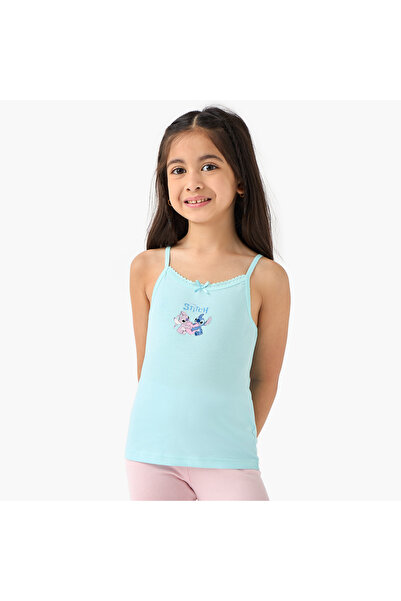 Disney Angel and Stitch Print Camisole - Set of 3