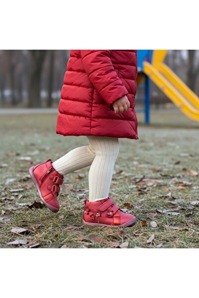 OEM Autumn/winter boots for children, with decorative flower applications, zipper and velcro closure, HQ-23