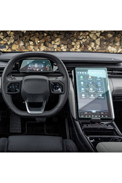 ael-tech Ford Explorer Compatible Navigation and Digital Instrument Panel 9H Nano Screen Protector Set of 2