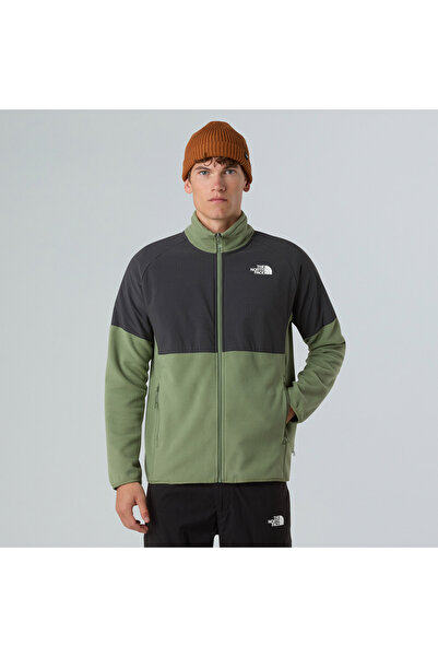 THE NORTH FACE Ανδρικό φλις εξωτερικού χώρου Glacier Heavyweight Full Zip χακί