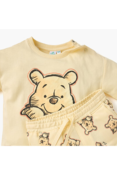 Disney Winnie the Pooh Print T-shirt and Shorts Set
