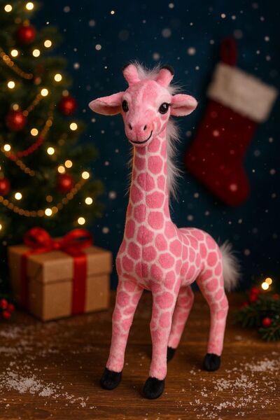 scntoys Peluş Zürafa- Yumuşak Sarılmalar Uyku Arkadasi Sevgililer Günü Yılbaş...