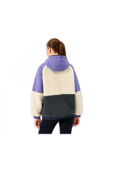 SKECHERS S232311 W Outdoor Fleece Full Zip Sherpa Lila Kadın Ceket