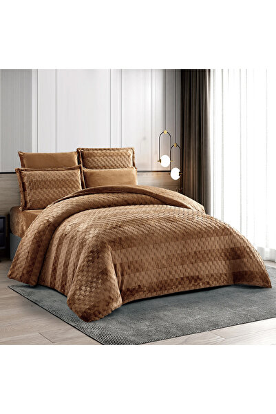 unique home collection Embossed Velvet Comforter Set