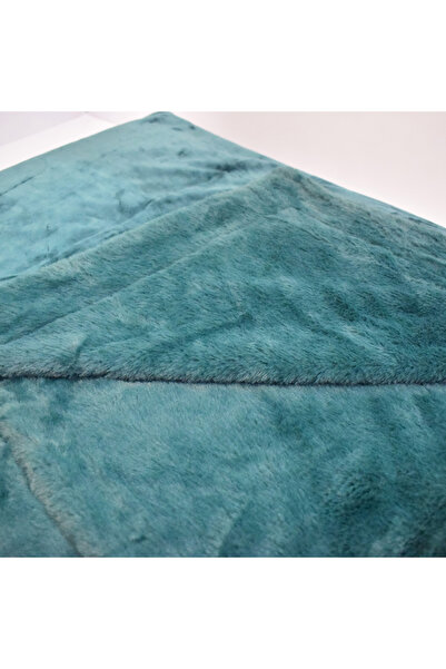KARLEEN Decor Solid Rabbit Fur Flannel Double Blanket - 200x220 cm