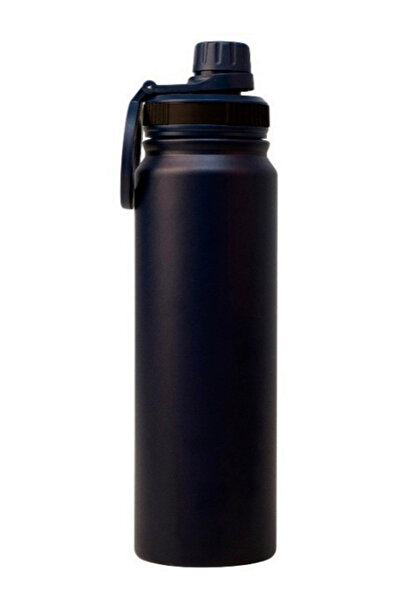 ALLMUG ترمس فولاذي أسود بغطاء مع حامل هاتف مغناطيسي سعة 780 مل