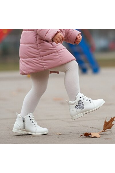 OEM Autumn/winter boots for children, with decorative heart-shaped sequin applications, H-42