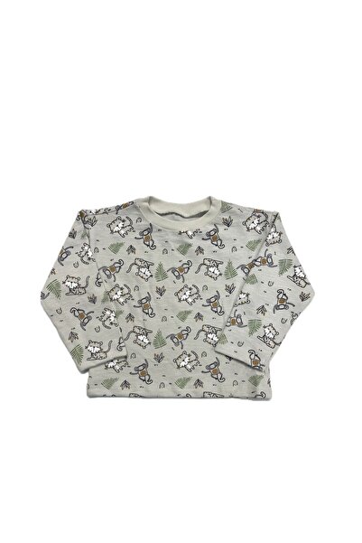 GÜLERBEBECİX Velvet Baby Salopet and T-Shirt with Ties