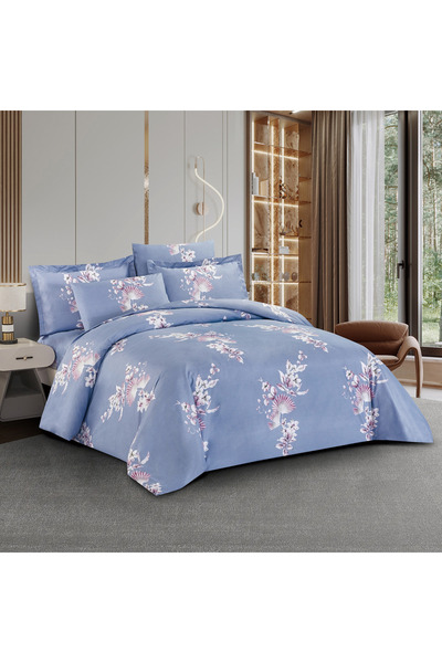 unique home collection Unique Home All Season 4-Piece Floral Print Single Comforter Set - 170x240 cms