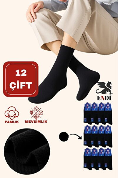 GOLDEN SOCKS 12 perechi de șosete negre pentru bărbați, șosete sezoniere din ...