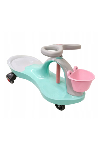 zola Gravity car Swing car, 360° steering, basket, maximum weight supported 60 Kg, green