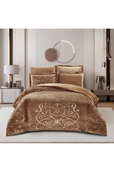 unique home collection Embossed Velvet Comforter Set King