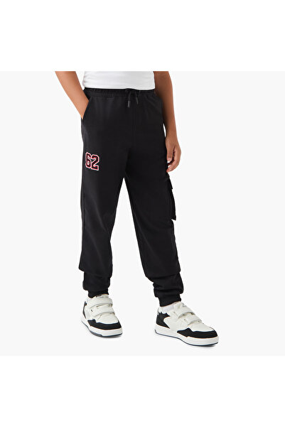 Marvel Embroidered Joggers with Drawstring Closure