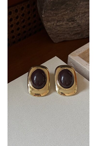 Muse Sister أقراط بنفسجية عتيقة