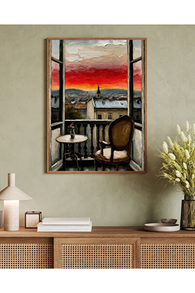 Tuba Decor Tablo dintr-o singură bucată cu rame din lemn pentru sufragerie, sufragerie, bucătărie