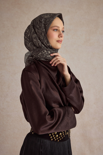 Qef Cotton Scarf Magic Dark Green