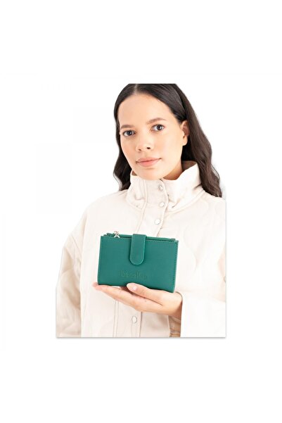 Benetton United Colors Of Bnt_1656 9X14,5X2 Yeşil Unisex Cüzdan
