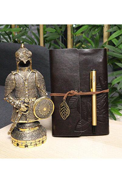 Theikonstore Fetih Zırh Ayetel Kürsi Biblo & Anı Defter & Kalem Hediye Seti