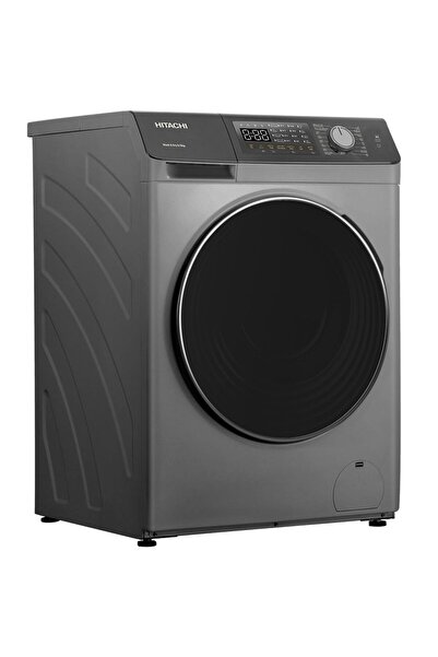 HITACHI غسالة تحميل أمامي سعة 8.5 كجم ومجفف سعة 5 كجم | 1200 دورة في الدقيقة | لوحة LED تعمل باللمس