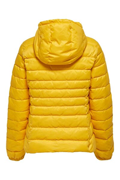 ONLY Women's Yellow Hooded Slim Puffer Jacket15205758 ONLNEWTAHOE