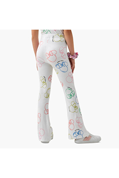 Disney All-Over Minnie Mouse Print Flared Leggings