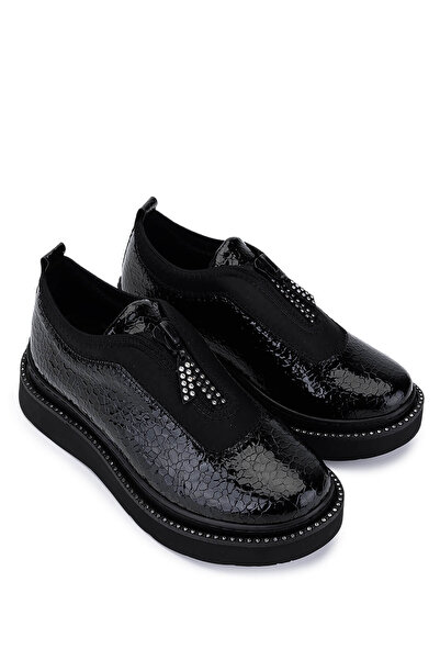 Tamer Tanca Women's Faux Leather/Textile Black Casual Shoes