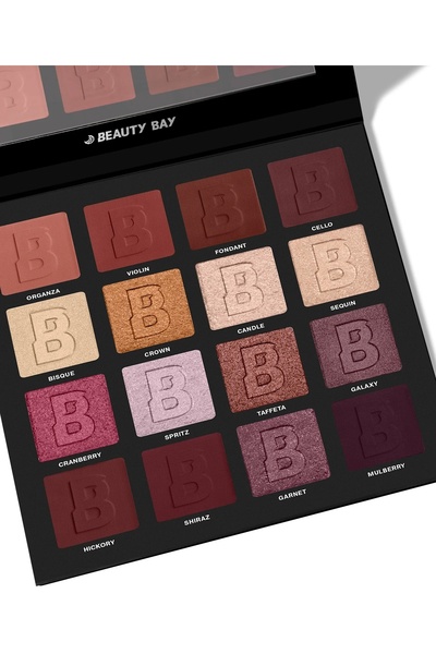 Beauty Bay Beauty Bay 16-Color Eyeshadow Palette - Rich