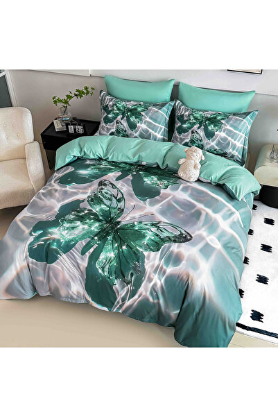 CHIRASO CHIRASO Bedding, 5D, 1 Person, ELASTIC Sheet 140x200cm, Duvet Cover 155x205cm, 2 Pillowcases