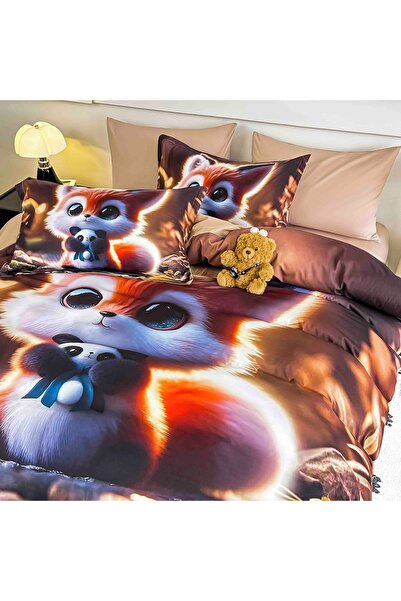 CHIRASO CHIRASO Bedding, 5D, 1 Person, ELASTIC Sheet 140x200cm, Duvet Cover 155x205cm, 2 Pillowcases