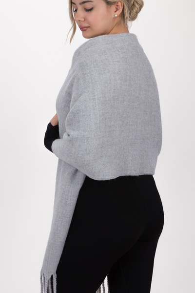 L&M LEGAS MODA Women's Plain Model 100% Cotton Woven Shawl Scarf 70*190