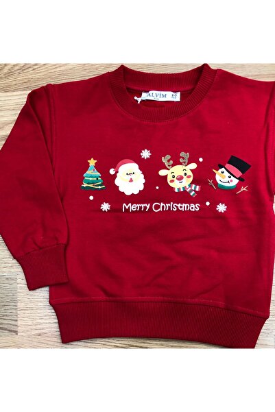 ALVİM KİDS Boys' Christmas Bluse