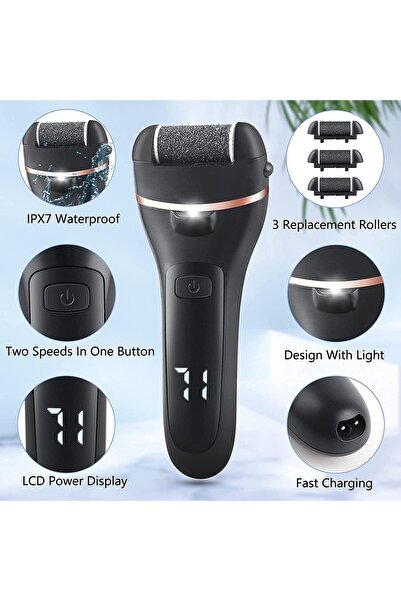 DMG TECH جهاز إزالة مسامير القدم الكهربائي من DMG - طقم باديكير قابل لإعادة ا...