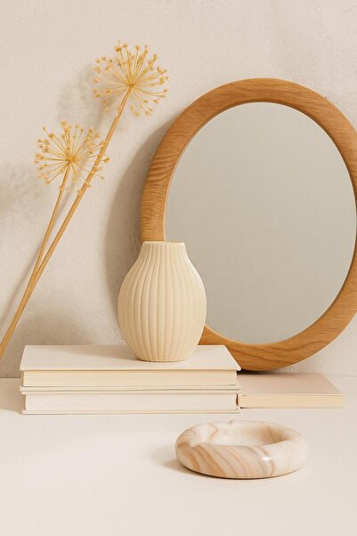 Modestmar White - Pink Ashtray with Veins