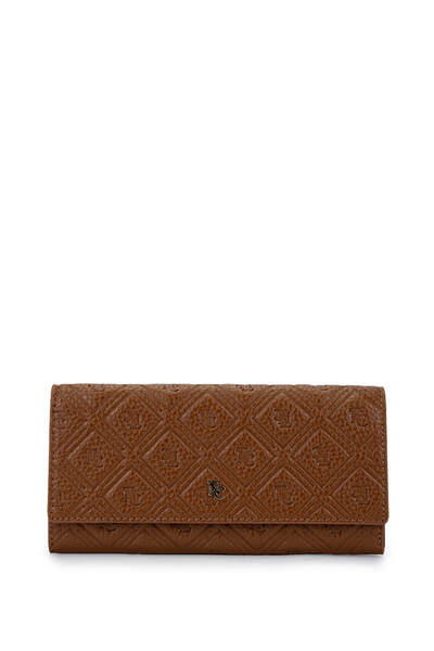 Tamer Tanca Women's Genuine Leather Tan Wallet