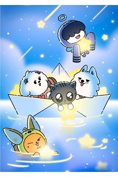 BONANZA Ppulbatu Stars Ahşap Poster