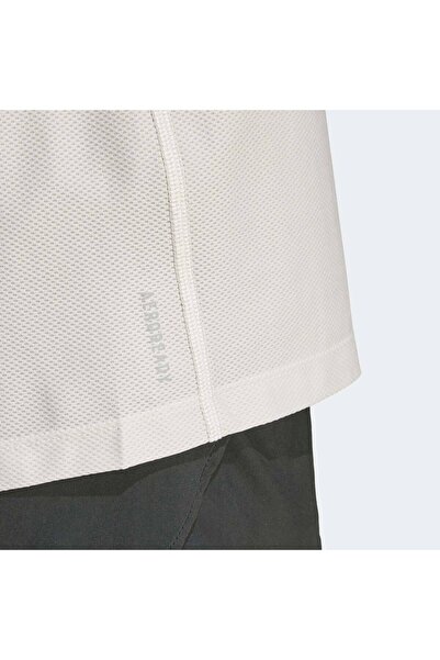 adidas Ανδρικό μπλουζάκι κρέμα Own The Run (JC9788)