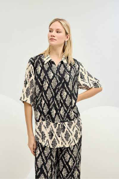 GİZZEY 21365 SET CĂMAȘĂ PANTALON PENTRU FEMEI