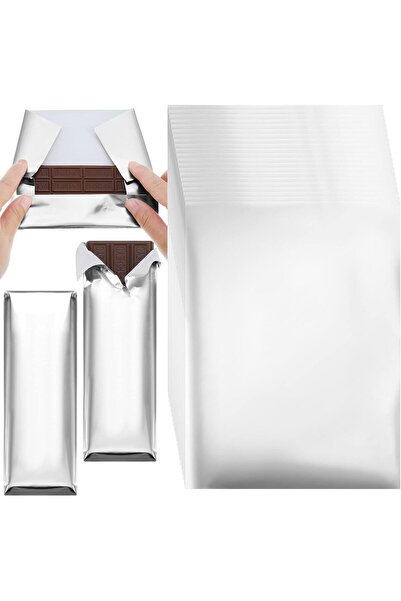 Generic Tanlade 200 Pcs Chocolate Candy Wrappers Aluminum Foil with Thick Pap...