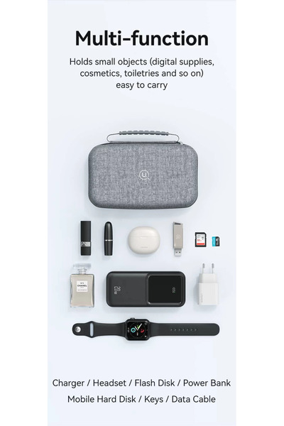 Usams Storage case for power banks and earphones