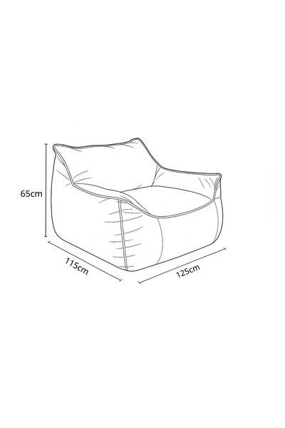 Casco Comfortable bean bag chair for relaxation